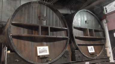 Wine foudre of Chai winemakers of Lézignan-Corbières