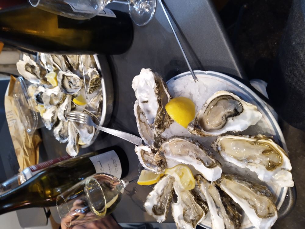 Oysters qnd Muscadet