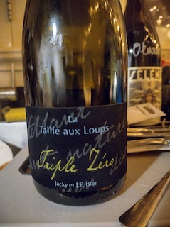 Domaine la taille aux Loups Triple Zero, 100% Chenin, Loire